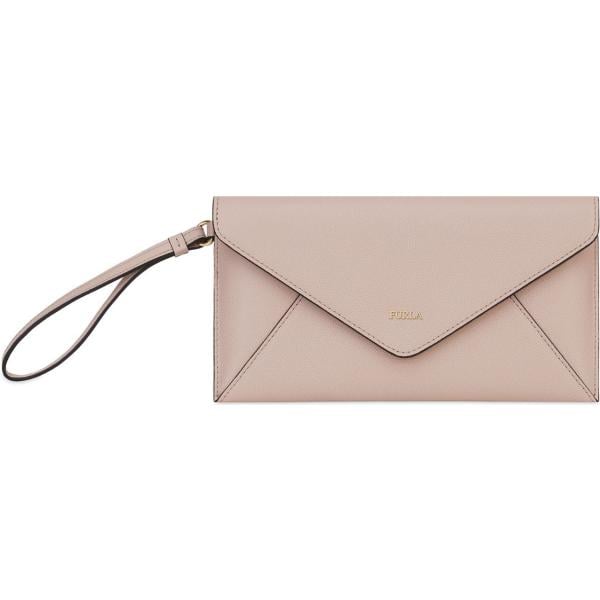 pochette Furla viola tinta unita