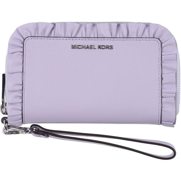 Portafoglio con ruches e zip tinta unita Michael Michael Kors tinta unita