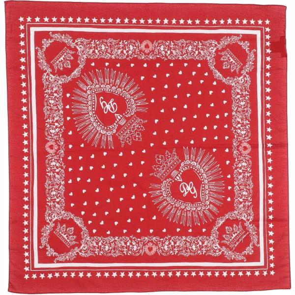 Foulard fantasia in cotone Dolce & Gabbana multicolore