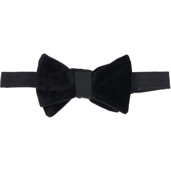 Cravatte e papillon in velluto tinta unita Neil Barrett tinta unita