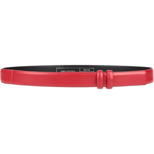 cinture Neil Barrett rosso tinta unita