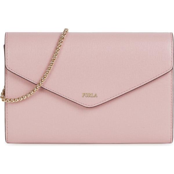 portafogli Furla rosa tinta unita