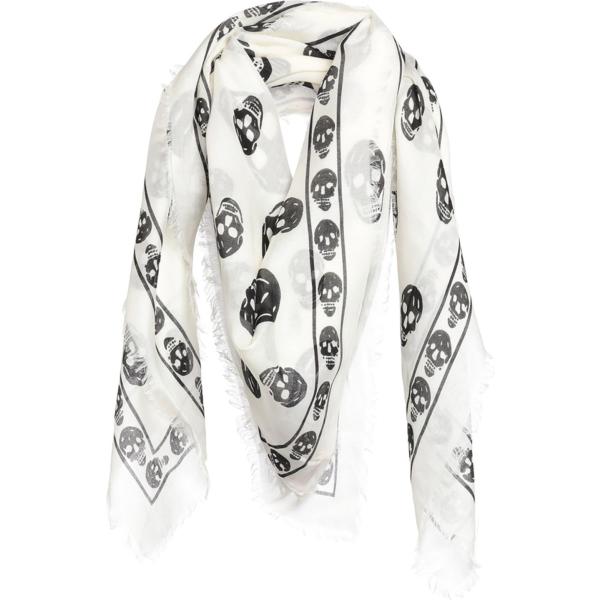 sciarpe Alexander Mcqueen bianco