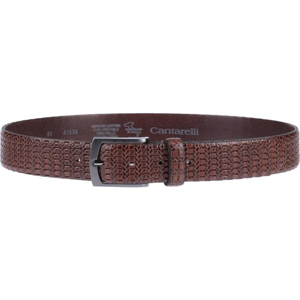 cinture Cantarelli marrone tinta unita