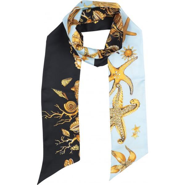 scaldacollo Versace blu fantasia