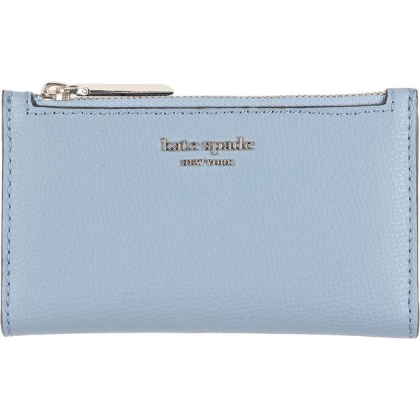 portafogli KATE SPADE New York blu tinta unita