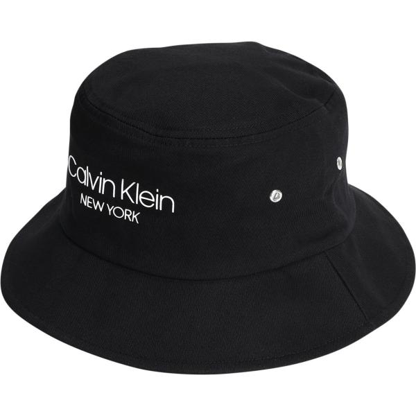 cappello Calvin Klein nero con stampe