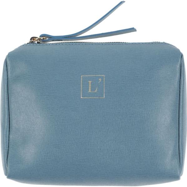 pochette L Autre Chose blu tinta unita