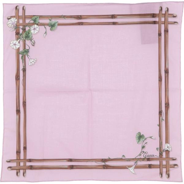 foulard Gucci rosa a fiori