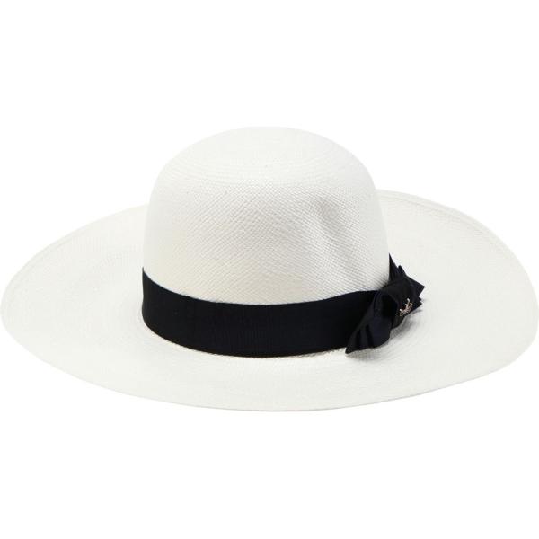 cappelli Panama Hatters bianco tinta unita