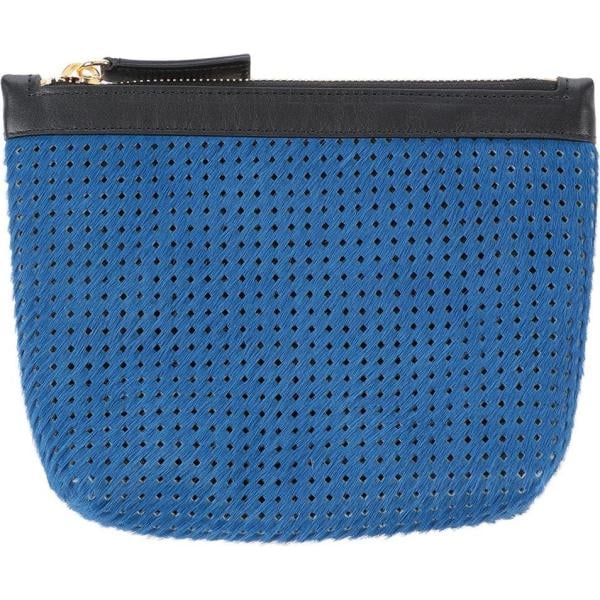 pochette Marni blu tinta unita