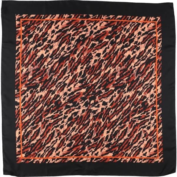 foulard Sandro rosa animalier