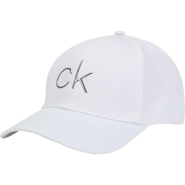 cappelli con visiera Calvin Klein bianco tinta unita