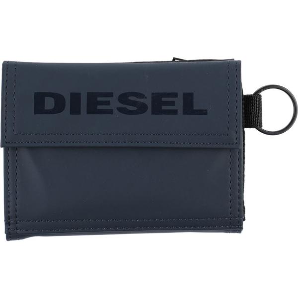 portafogli Diesel blu tinta unita