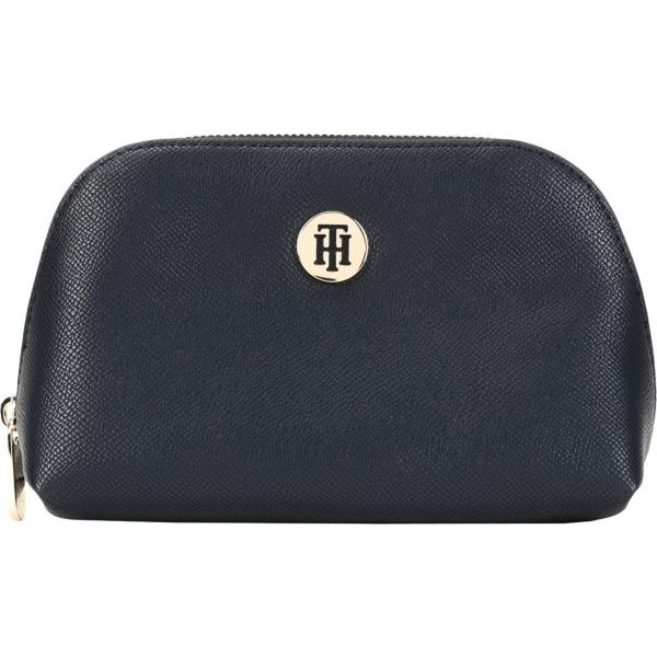 pochette Tommy Hilfiger blu tinta unita
