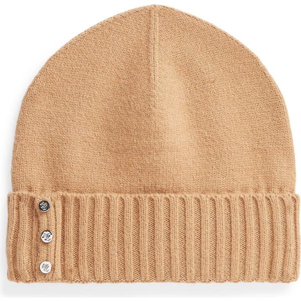cappelli Lauren Ralph Lauren marrone tinta unita
