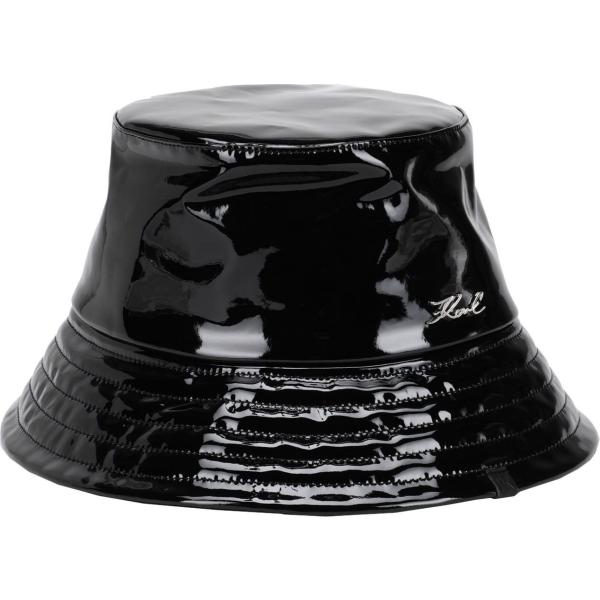 cappelli Karl Lagerfeld nero tinta unita