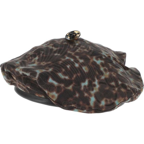 cappelli e berretti Giorgio Armani marrone animalier