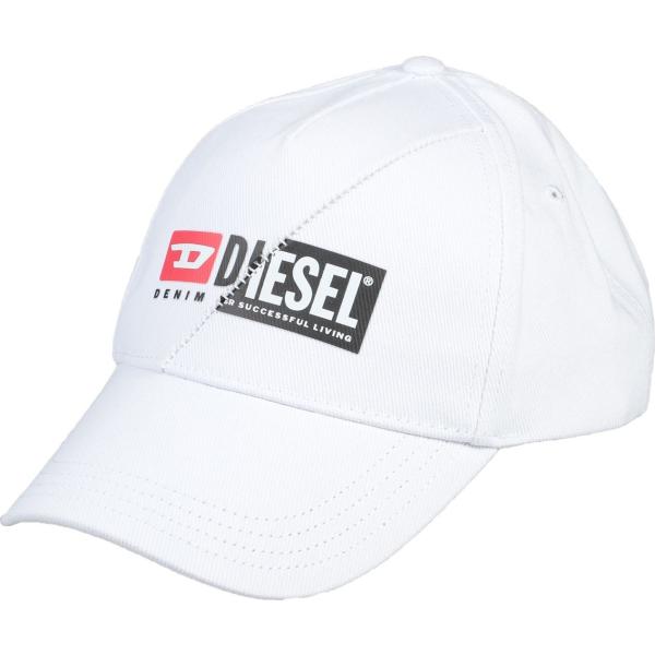 cappelli con visiera Diesel bianco tinta unita