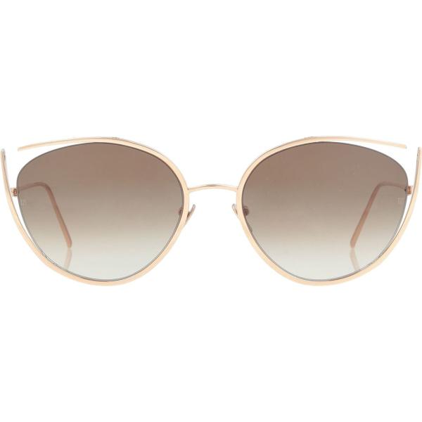 occhiali da sole Linda Farrow marrone