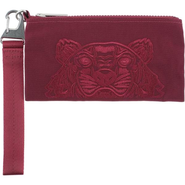 pochette Kenzo rosso tinta unita