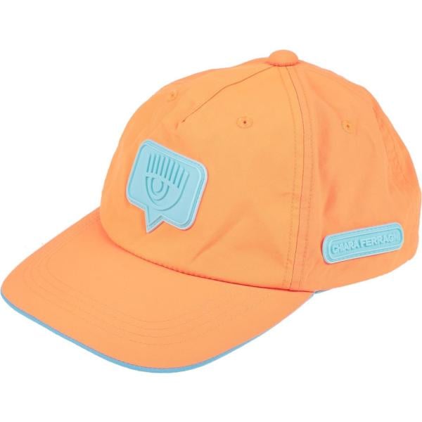 cappelli con visiera Chiara Ferragni arancione tinta unita