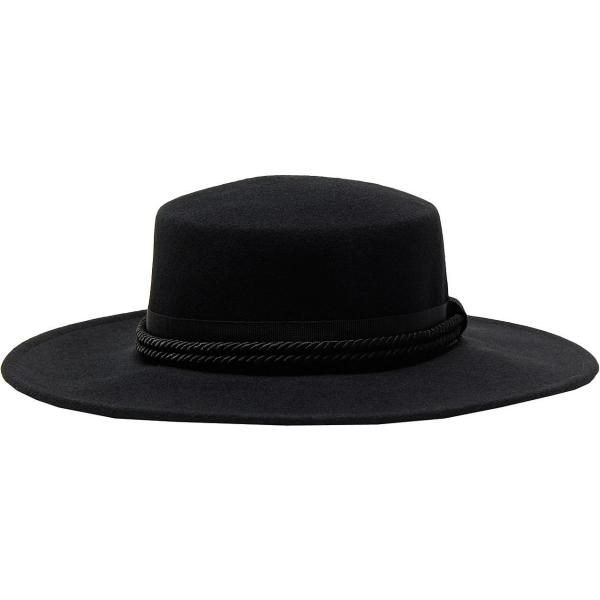 cappelli 8 by YOOX nero tinta unita