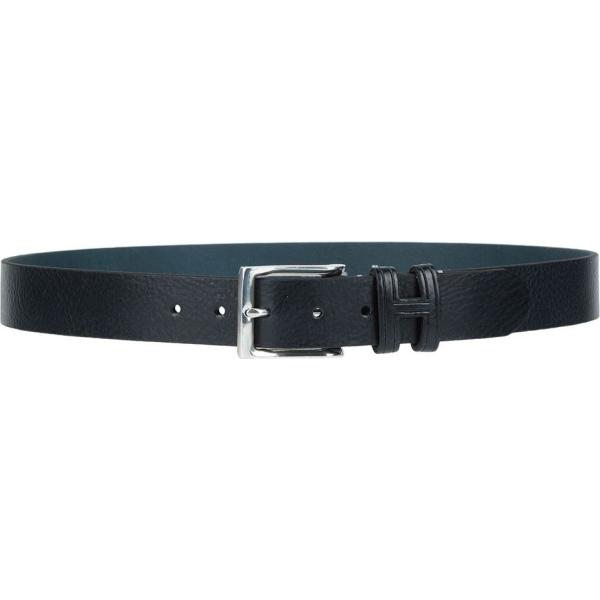 cinture Hackett nero tinta unita