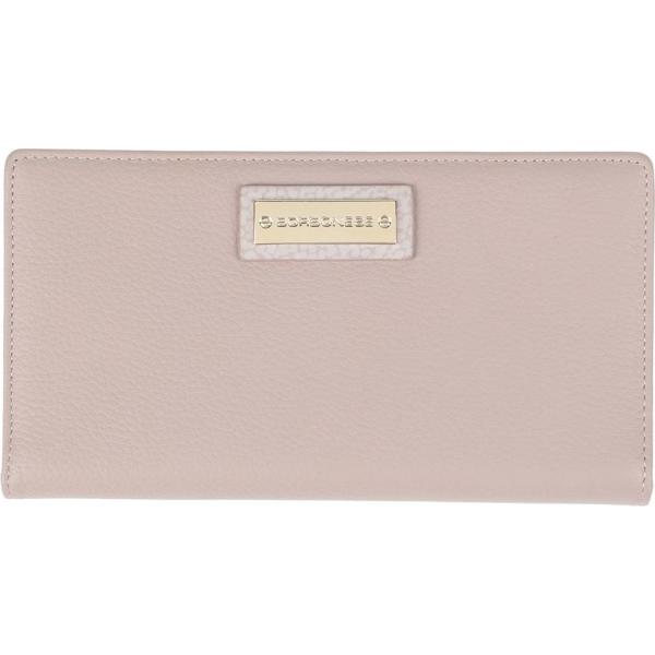 portafogli Borbonese viola tinta unita