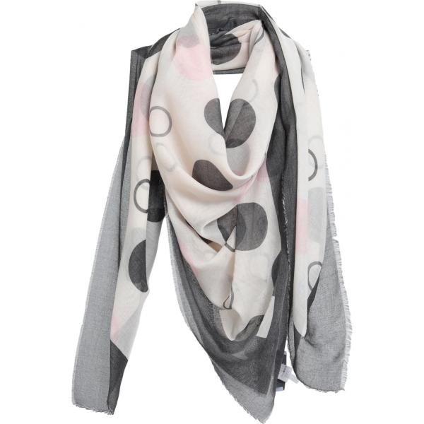 sciarpe Kaos grigio a pois