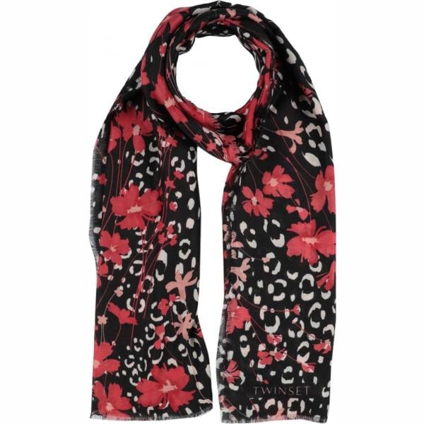 sciarpe Twinset nero a fiori