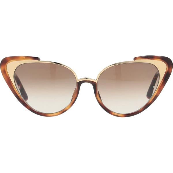 occhiali da sole Linda Farrow marrone