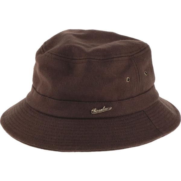 cappelli Borsalino marrone tinta unita