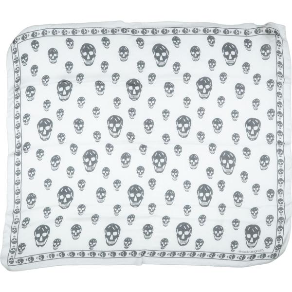 sciarpe Mcqueen bianco