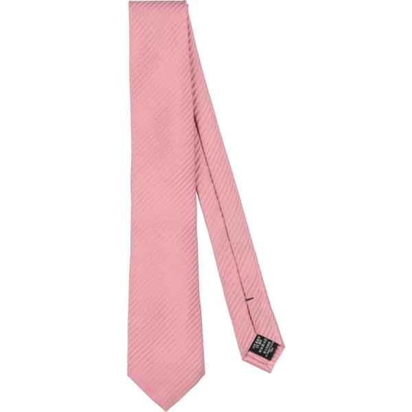 cravatte Dunhill rosa tinta unita