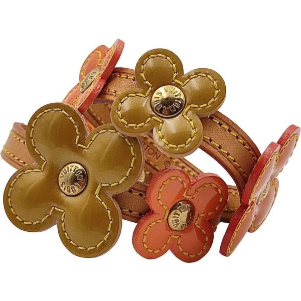 braccialetti Louis Vuitton marrone a fiori