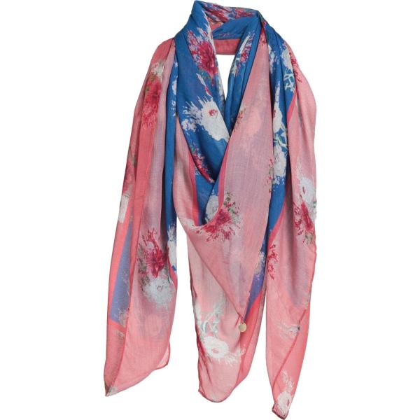 sciarpe Cavalli Class rosso a fiori