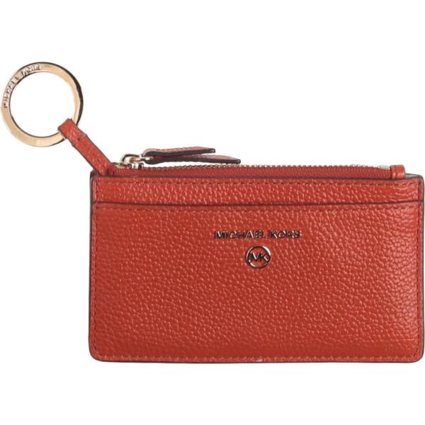portafogli Michael Michael Kors rosso tinta unita