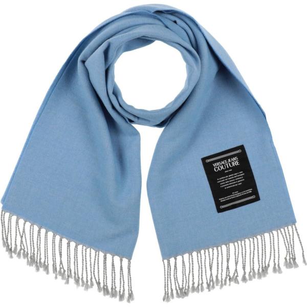 sciarpe Versace Jeans Couture blu tinta unita