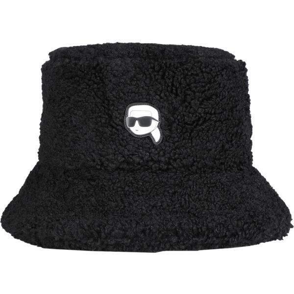 cappelli Karl Lagerfeld nero tinta unita