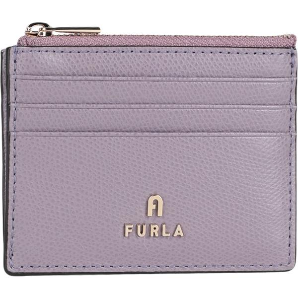 portamonete Furla grigio tinta unita