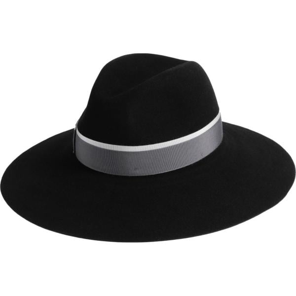 cappelli Borsalino nero tinta unita