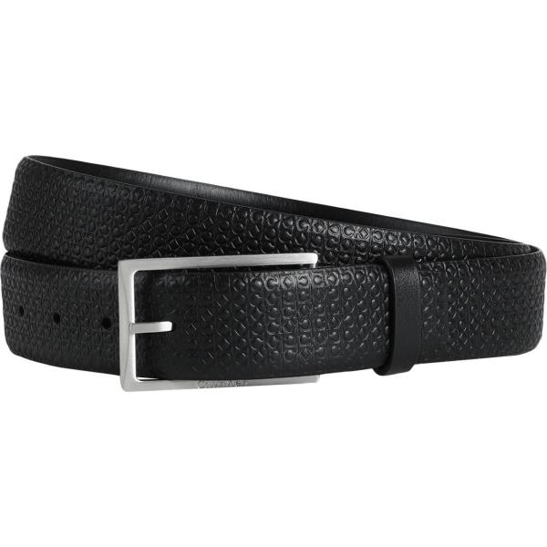 cinture Calvin Klein nero tinta unita
