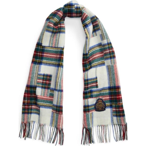 sciarpe Lauren Ralph Lauren bianco scozzese