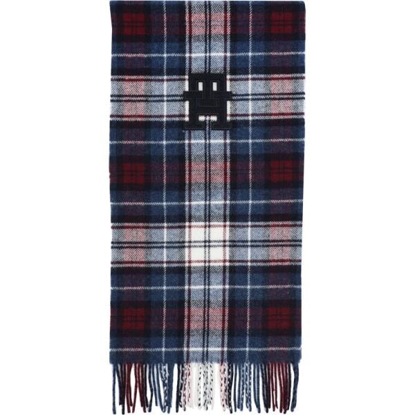 sciarpe Tommy Hilfiger blu scozzese