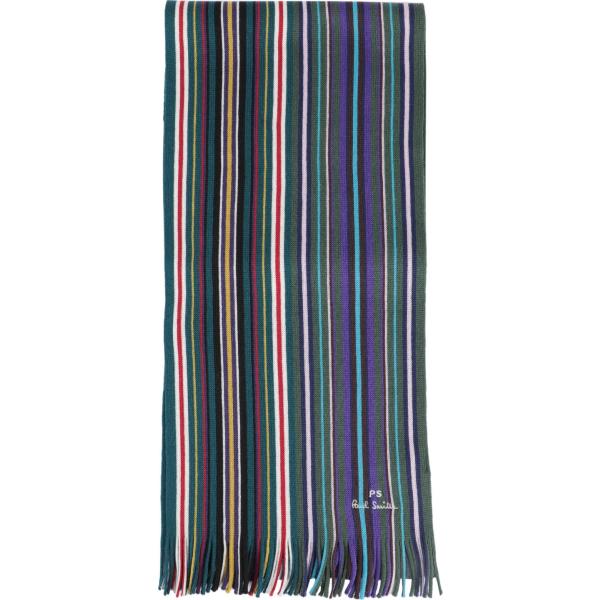 sciarpe Ps Paul Smith blu a righe
