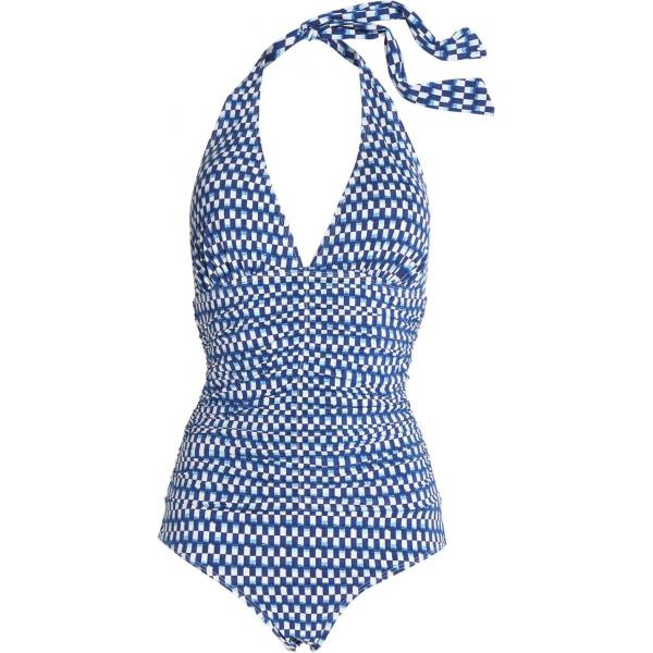 Costume intero con arricciature fantasia geometrica interno imbottito jersey Tart Collections geometrica