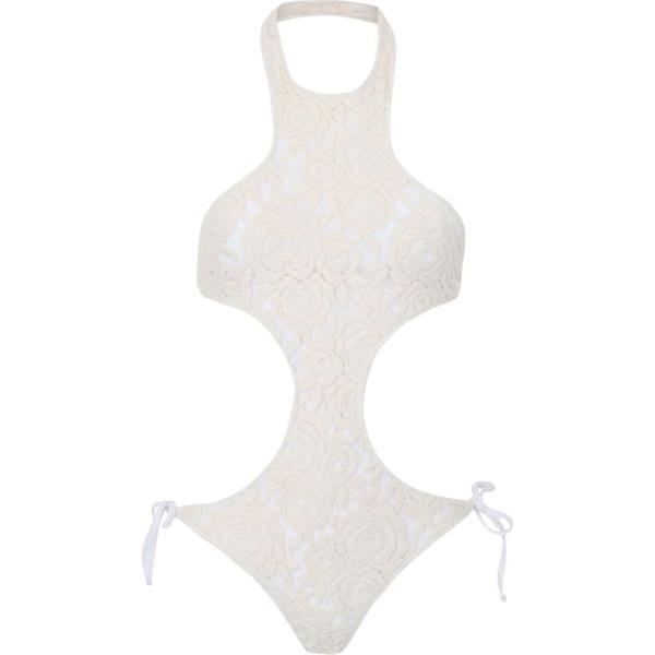 costumi interi Redemption bianco tinta unita