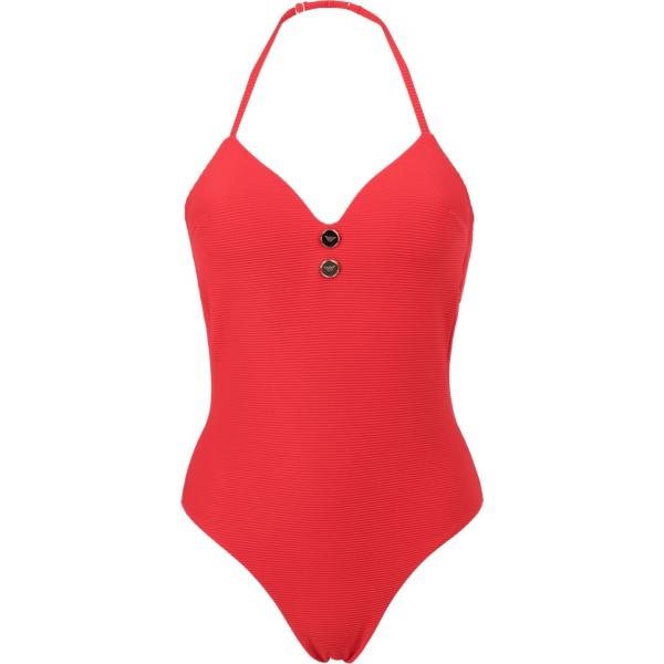 costumi interi Emporio Armani rosso tinta unita
