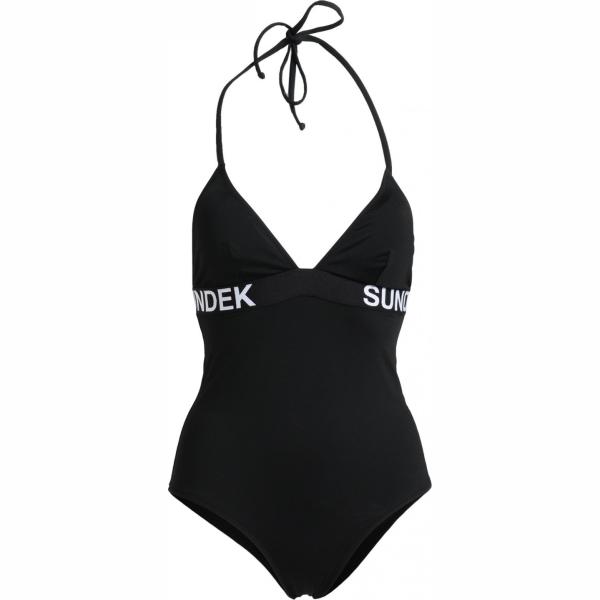 costumi interi Sundek nero tinta unita